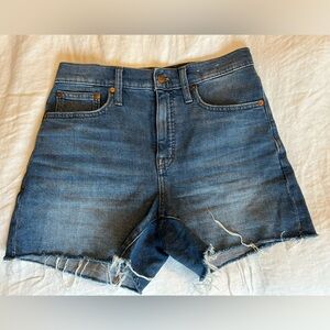 Madewell High rise Denim shorts